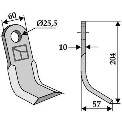 Y-Messer CL00322 zu Omarv Mulcher