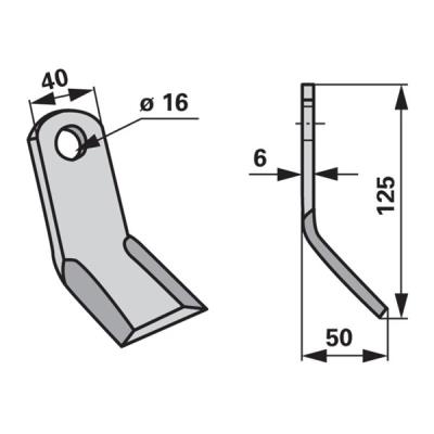 Y-Messer zu Procomas Mulcher