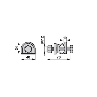 Zinkenhalter kpl. 1.1042.119.900.00 zu Deutz-Fahr