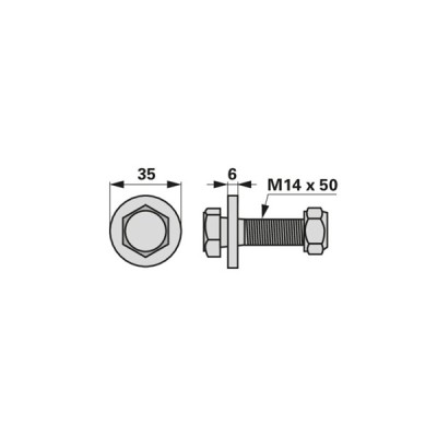 Zinkenhalter kpl. 80251435K zu Kuhn