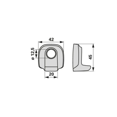 Zinkenhalter V08673 zu Vogel & Noot