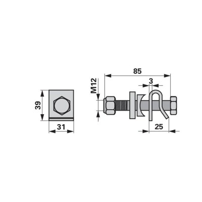 Zinkenhalter kpl. 2650610 zu Krone