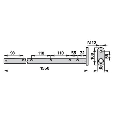 Zinkenhalterrohr 215.524.934.1 zu Reform 