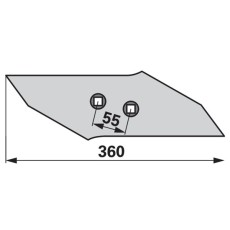 Aufschraubspitze links 3365541 zu Lemken