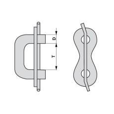 Kettenverschlussglied - für Kette 10x28 mm