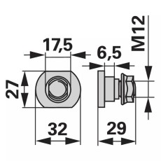 Messerhalteschraube 952346.2 zu Claas Scheibenmäher