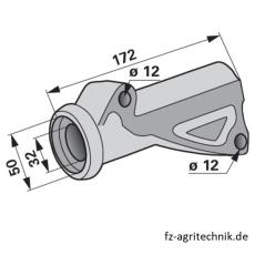 Lagerrohr - Lager 57720610 - 57720620 zu Kuhn