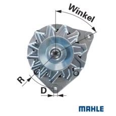 Lichtmaschine 2871A121 zu Massey Ferguson IA0811 14V-70A 