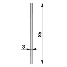 Verschlussdraht 3x85 mm - lose 