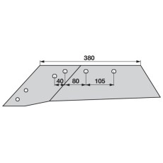 Wechselspitzschar links DW 440 SL zu Regent