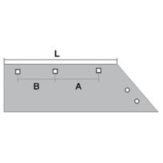 Wechselspitzschar links 3334051 zu Lemken