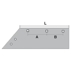 Wechselspitzschar rechts 3334050 zu Lemken